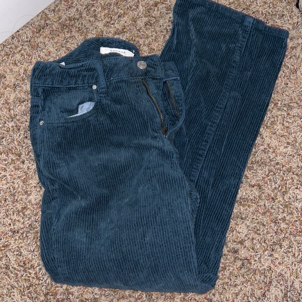 PACSUN dark teal corduroy pants! NWOT